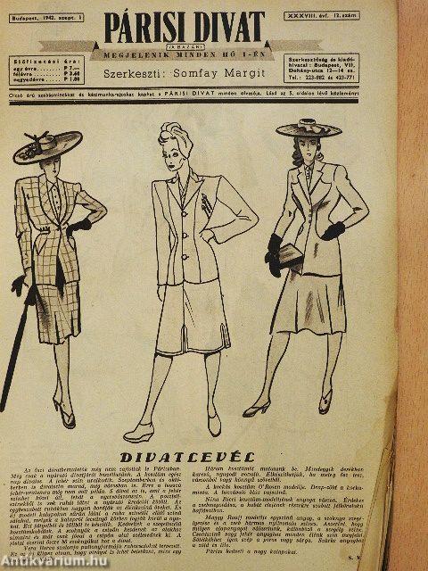 Párisi divat 1942. szeptember 1.