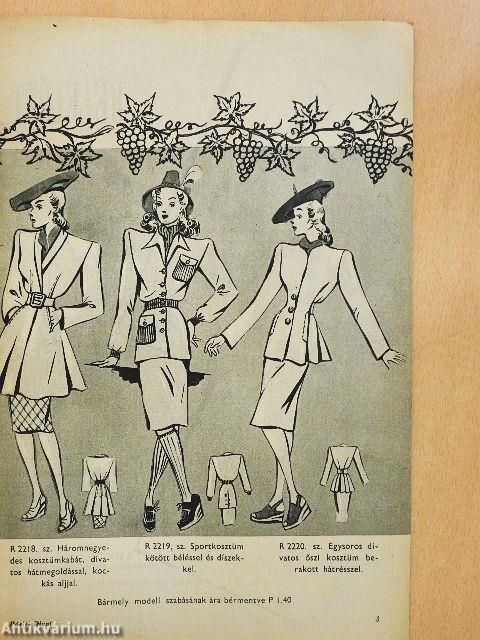 Párisi Divat 1943. október 1.