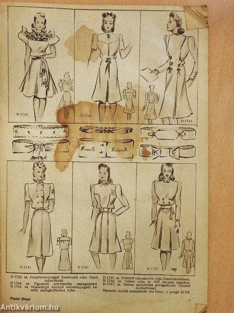 Párisi Divat 1943. március 1.