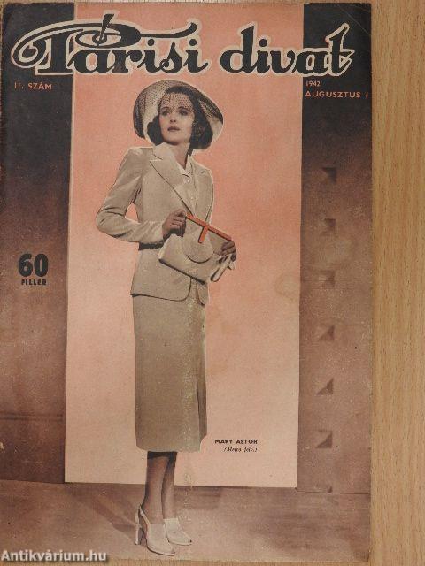 Párisi divat 1942. augusztus 1.