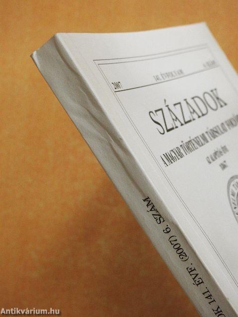 Századok 2007/6.