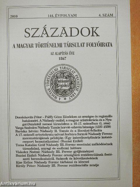 Századok 2010/4.