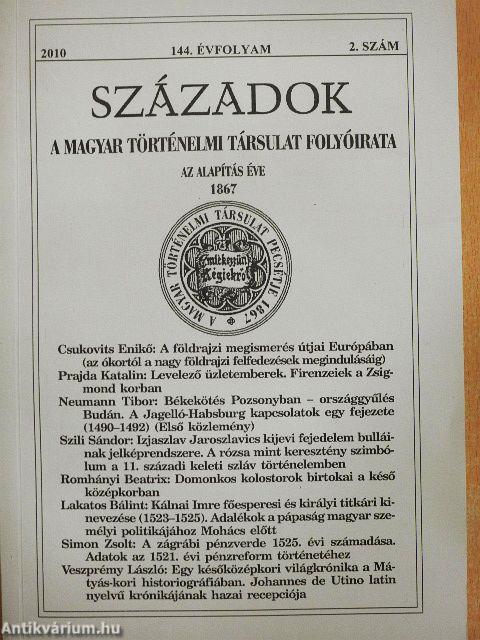 Századok 2010/2.