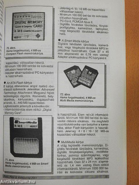 Fotó, Film & Videóvilág 2001