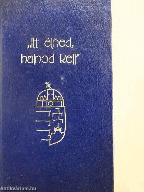 "Itt élned, halnod kell"