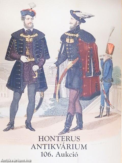 Honterus Antikvárium 106. Aukció