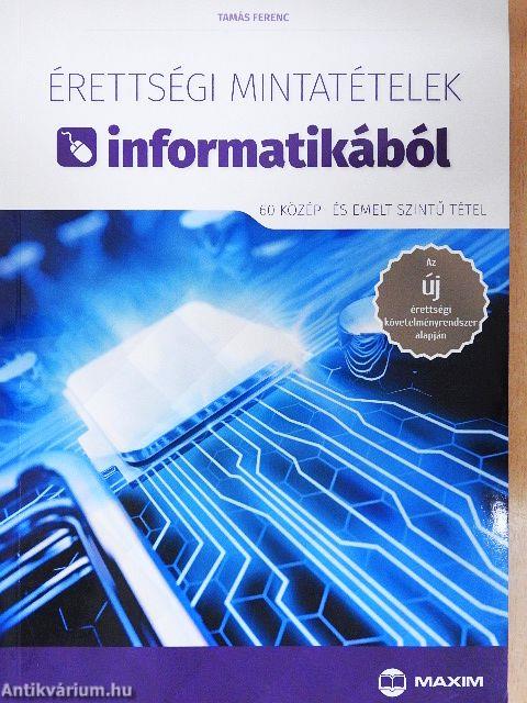 Érettségi mintatételek informatikából