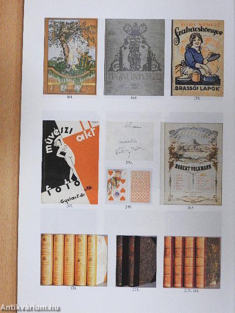 Honterus Antikvárium 99. Aukció