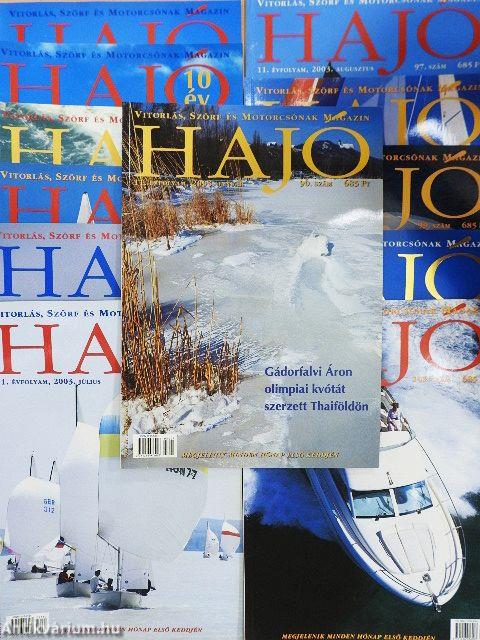 Hajó 2003. január-december