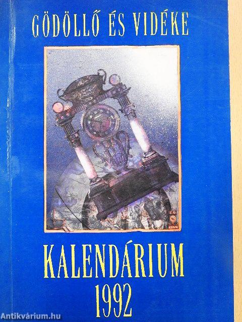 Gödöllő és vidéke kalendárium 1992