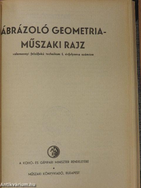 Ábrázoló geometria/Ábrázoló geometria-műszaki rajz