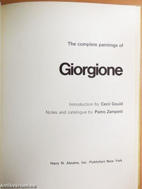 The Complete Paintings of Giorgione
