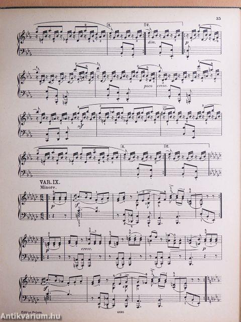 Variationen für Pianoforte solo