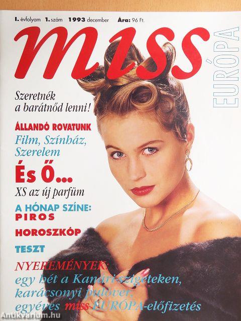 Miss Európa 1993. december
