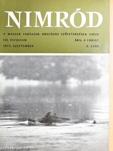 Nimród 1975. szeptember