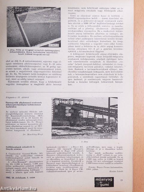 Műanyag és gumi 1982. január