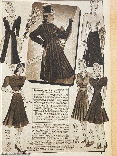 Párisi divat 1940. március 1.