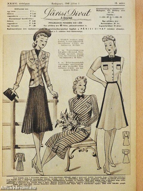 Párisi divat 1940. julius 1.