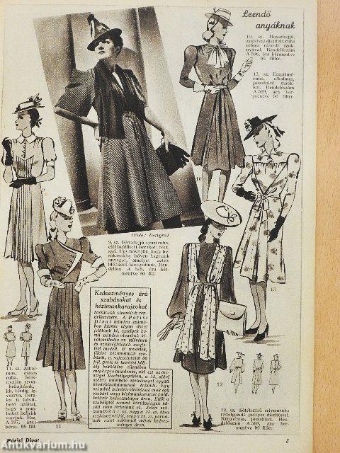 Párisi divat 1940. julius 1.