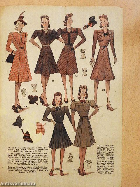 Párisi divat 1940. szeptember 1.