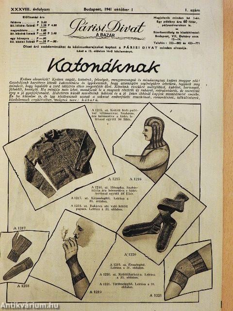 Párisi divat 1941. október 1.