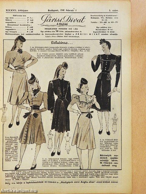 Párisi divat 1941. február 1.