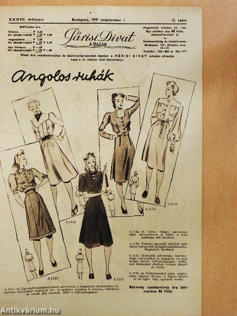 Párisi divat 1941. szeptember 1.