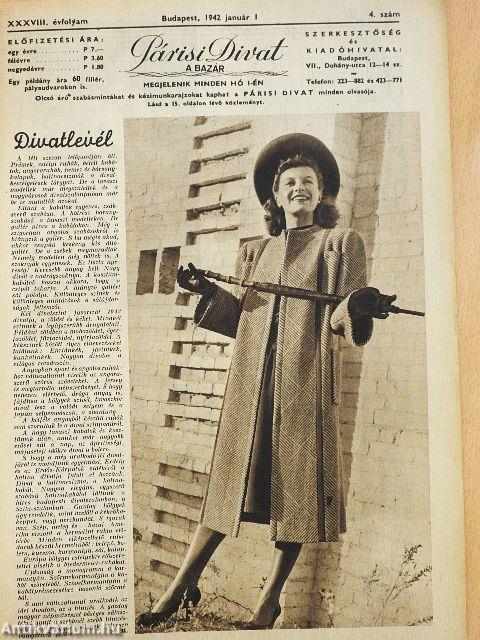 Párisi divat 1942. január 1.