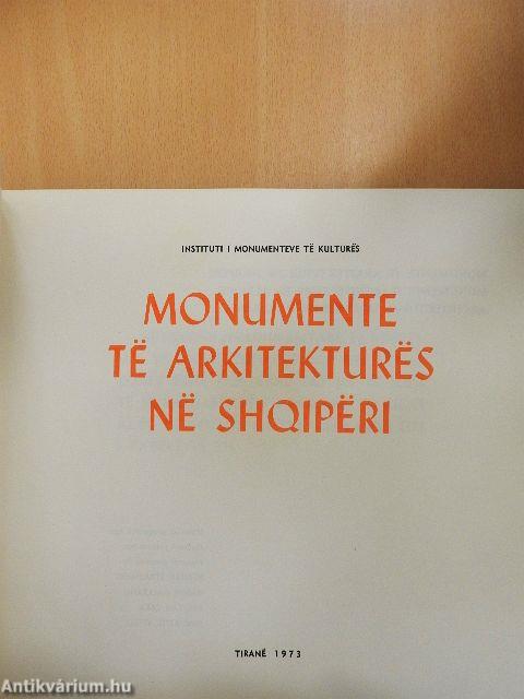 Monumente te Arkitektures ne Shqiperi