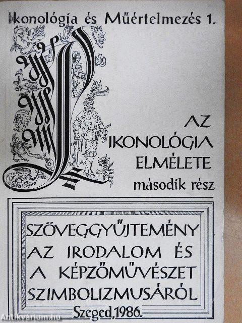 Az ikonológia elmélete II. (töredék)