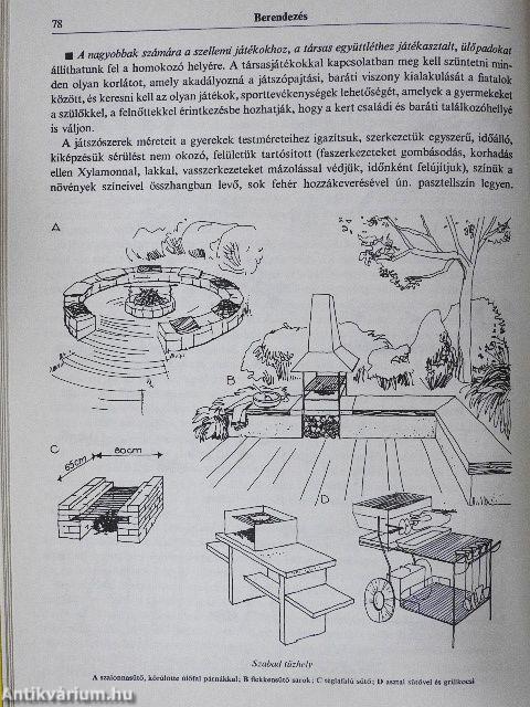 Virágoskert, pihenőkert