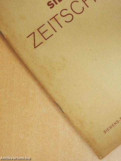 Siemens Zeitschrift 1938-1939 (vegyes számok) (10 db)