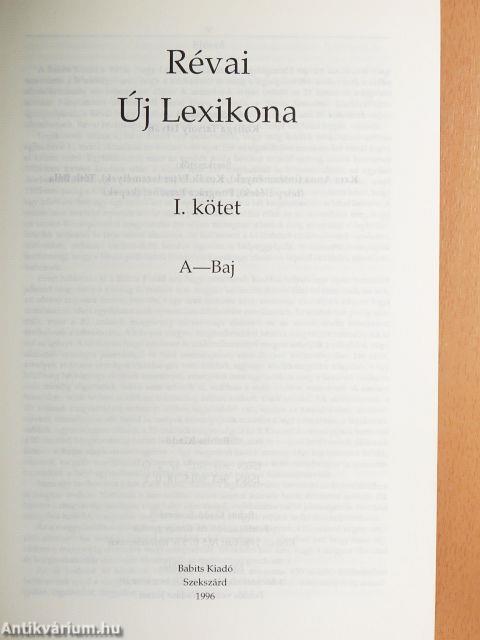 Révai új lexikona 1-18.
