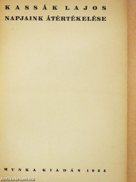 Napjaink átértékelése