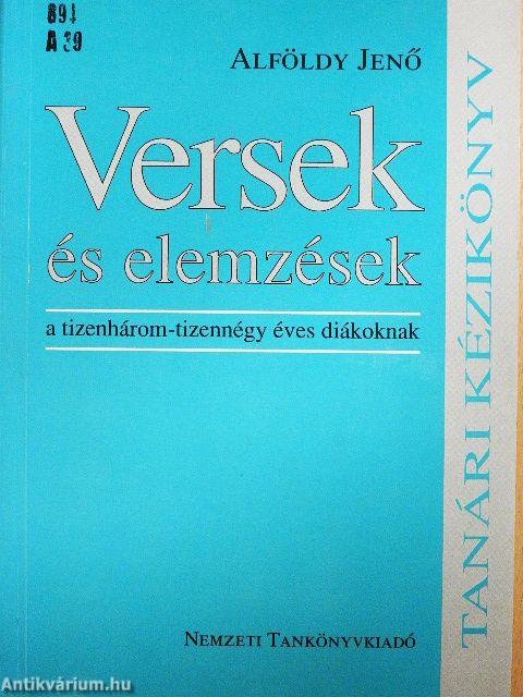 Versek és elemzések a tizenhárom-tizennégy éves diákoknak