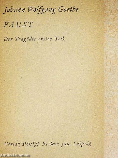 Faust I-II.