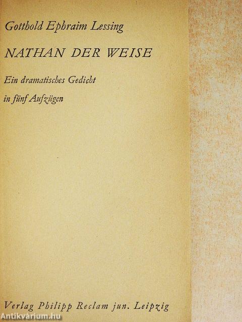 Nathan der Weise