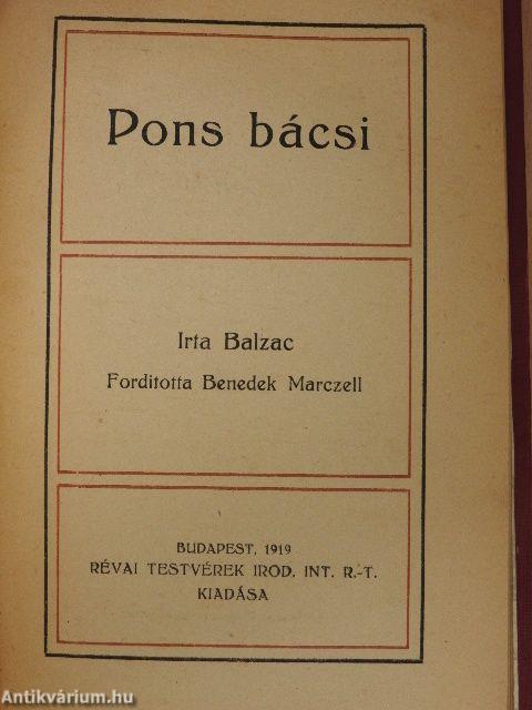 Egy szegény ifju története/Pons bácsi