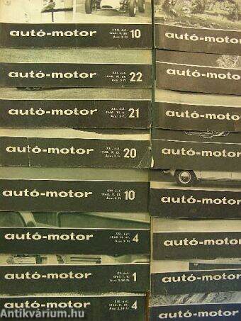 Autó-Motor 1966-1999. (vegyes számok, 26 db)