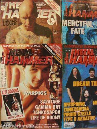 Metal Hammer 1994-1999. (vegyes számok) (4 db)