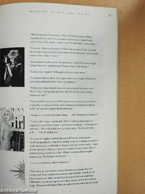 Madonna in Her Own Words