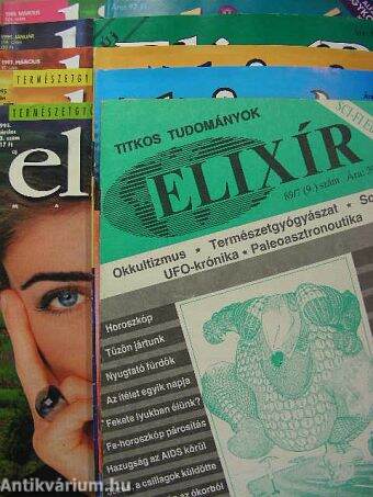 Elixír/Új Elixír Magazin 1989-1999. (vegyes számok, 10 db)