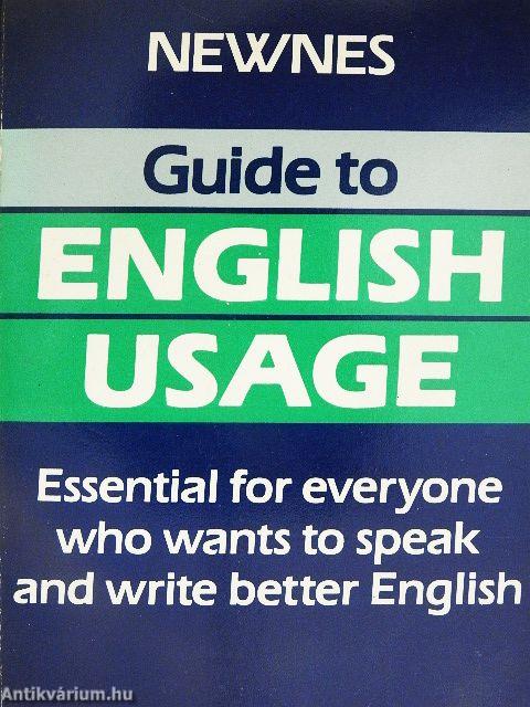 Guide to English Usage