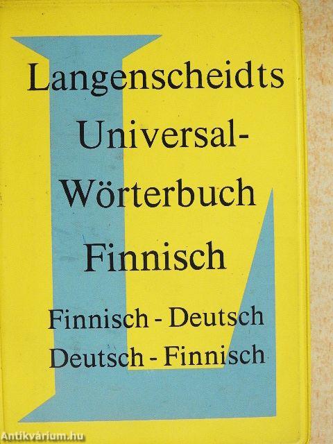 Langenscheidts Universal-Wörterbuch Finnisch