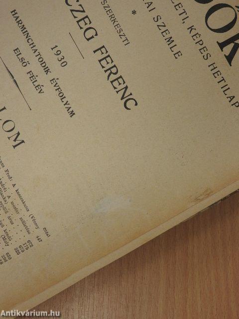 Uj Idők 1930. január-június (fél évfolyam)