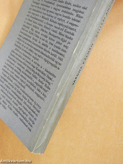 Gelléri Andor Endre alkotásai és vallomásai tükrében