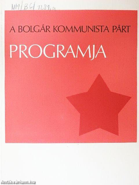 A Bolgár Kommunista Párt programja