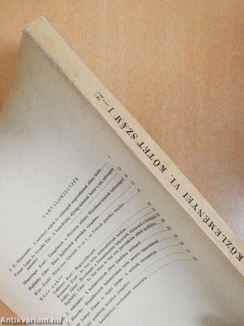 A Magyar Tudományos Akadémia Agrártudományok Osztályának Közleményei 1955/1-2.