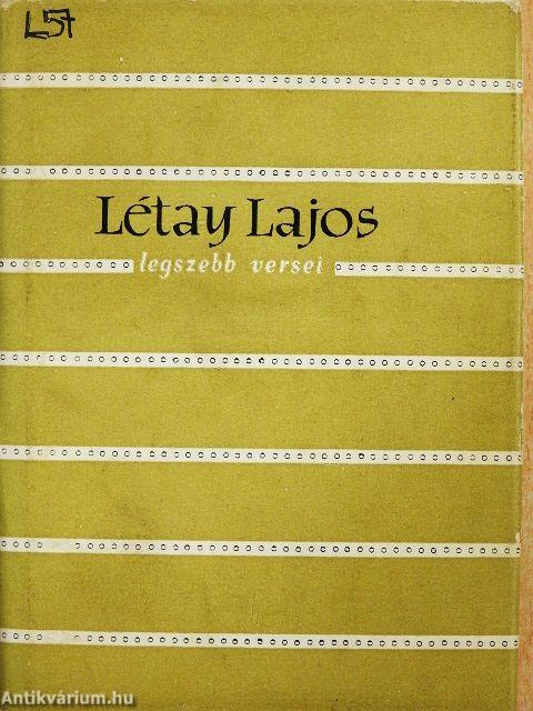Létay Lajos legszebb versei
