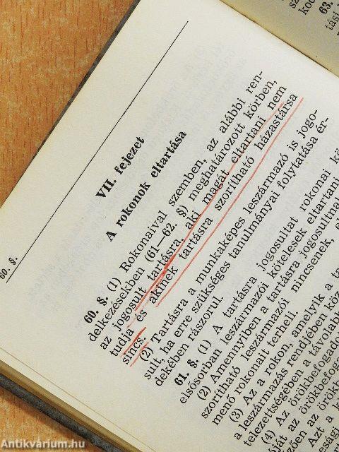 A családjogi törvény